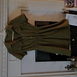 Safari style short dress